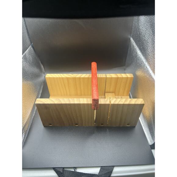 Wood Soap Cutter Loaf Soap Making Tool Adjustable Soap Cutting Guide And Cutter - Picture 4 of 5